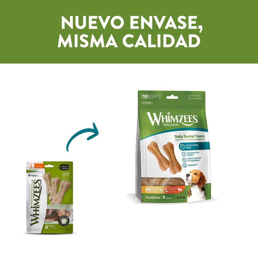 18 barritas Whimzees Snacks Dentales en Forma de Hueso para perros &iexcl;Pack ahorro!, , large Imagen numero 5